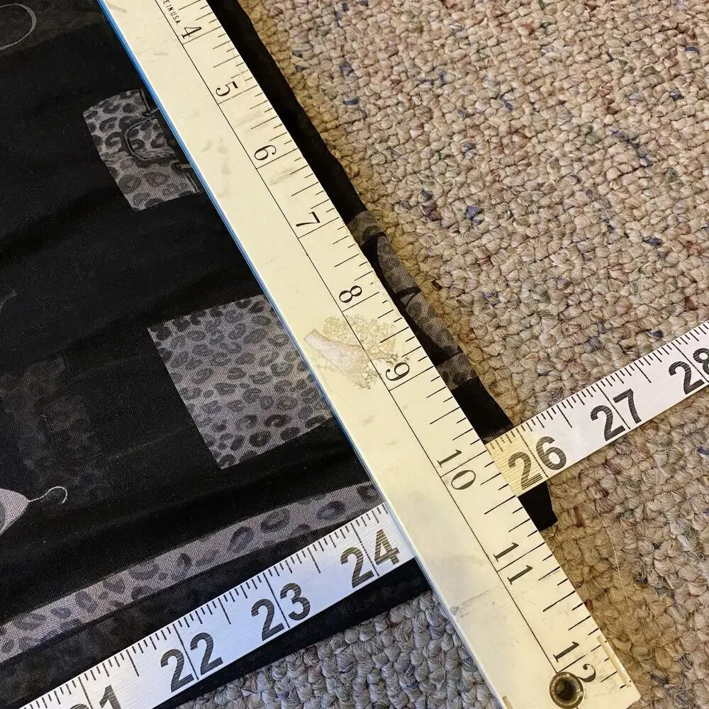 VTG JONES NEW YORK Designer Scarf Wrap 10x52” Long ScarvesiLove Feminine Gothic - Picture 2 of 5